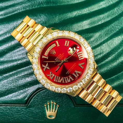 presidential rolex red face replica|rolex day date alternative.